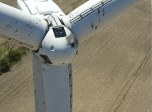 Damaged Wind Turbine